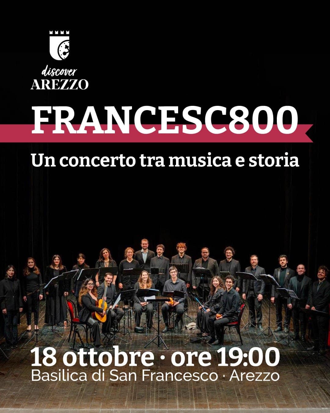 Locandina di Francesc800: un concerto tra musica e storia