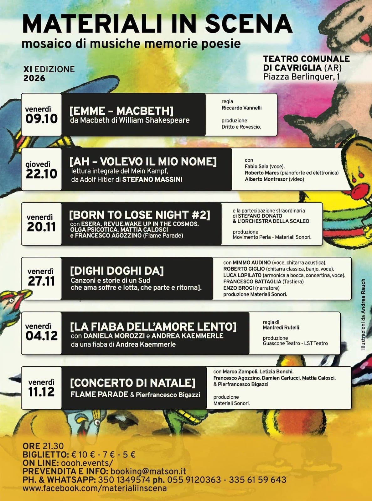 Locandina di Ah, volevo il mio nome: Stefano Massini e il Mein Kampf